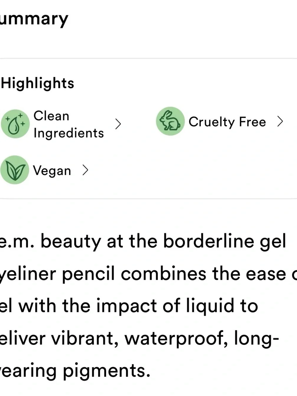 At The Borderline Gel Eyeliner Pencil — Pure White